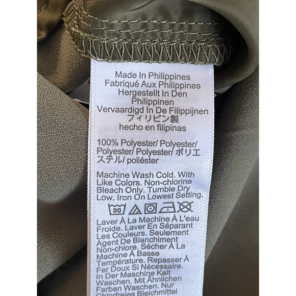 Madewell Pull On Utility Pants Green Faded Ivy Cargo Wide Leg Straight Sz 8 Work - Picture 12 of 14